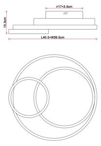 Plafonieră LED KAMILLA LED/36W/230V Globo 67237-36