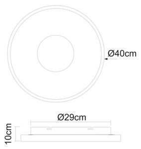 Plafonieră LED dimabilă JOLLI LED/30W/230V Globo 41758-30B + telecomandă