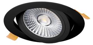 Corp de iluminat LED încastrat LED/6W/230V 3000K d. 8,5 cm negru