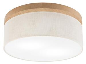 Plafonieră Brilagi BELLADONNA 2xE27/15W/230V d. 40 cm crem/stejar