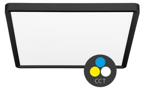 Plafonieră LED Ecolite W008S-CCT/24W/CR TERY LED/24W/230V IP40 negru