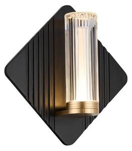 Rabalux 71407 - Aplica de perete LED pentru baie ROSALINE, 7W/230V, IP44, negru/auriu