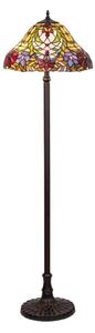 Lampadar cu abajur din sticlă vitrată Tiffany MIRELLA 2xE27/60W/230V Rabalux 8088