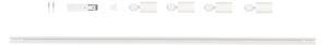 Kanlux 45927 - Spot pe șină ALTEAR 4x GU10/10W/230V, șină 1,5 m, alb