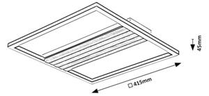Rabalux 71458 - Plafonieră NOXELLE LED/30W/230V 3000/4500/6000K