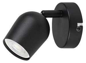 Rabalux 73101 - Spot de perete LIANET 1xGU10/15W/230V negru