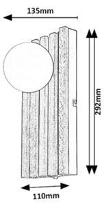 Rabalux NOXELLE 71421 - Aplică de perete 1xG9/5W/230V