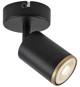 Rabalux 73107 - Aplică spot de perete NOLIE, 1x GU10/15W/230V, negru