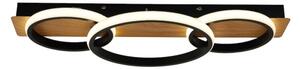 Plafonieră LED ROWENA, 18W, 230V, negru/maro