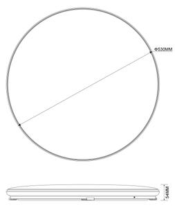 Plafonieră LED dimabilă Zuma Line JE-DHR-0530-CH OMAR LED/48W/230V crom