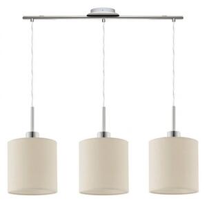 Eglo - Lustră LED TUNJA suspendată pe cablu, 3xE27/60W/230V, crem