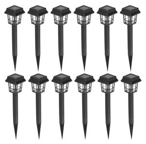 SET 12x lampă LED solară LED/0,06W/1,2V 1xAA 6500K IP44 100 mAh