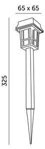 SET 12x lampă LED solară LED/0,06W/1,2V 1xAA 6500K IP44 100 mAh