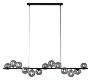 Schöner Wohnen 14504-18 - Lustru LED suspendat pe cablu DUBAI 13xG9/3W/230V negru/fumuriu