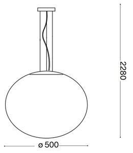 Ideal lux - Lampa suspendata 1xE27/60W/230V