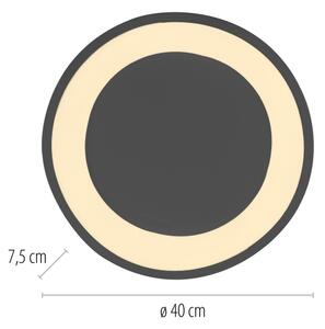 Schöner Wohnen 14233-18 - Lampă de tavan LED dimerizabilă MONTA LED/21W/230V neagră