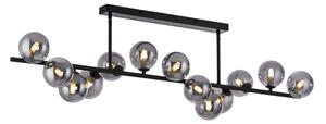 Schöner Wohnen DUBAI 14505-18 - Lustră LED pe tijă, 13xG9/3W/230V, negru/fumuriu