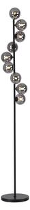 Schöner Wohnen 14506-18 - Lampadar LED DUBAI 9xG9/3W/230V negru/fumuriu