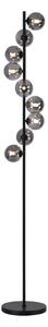 Schöner Wohnen 14506-18 - Lampadar LED DUBAI 9xG9/3W/230V negru/fumuriu