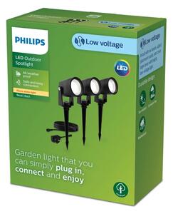 SET 3x corp de iluminat LED de exterior Philips GARDENLINK REUEL LED/1,5W/230V 2700K IP44