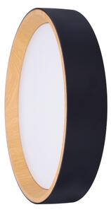 Plafonieră LED dimabilă Solight WO8016 LARIOS LED/48W/230V d. 39 cm negru + telecomandă