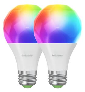 SET 2x bec LED RGBW dimabil Nanoleaf N7501B02-2A60E A19 E27/9W/230V 2700-6500K