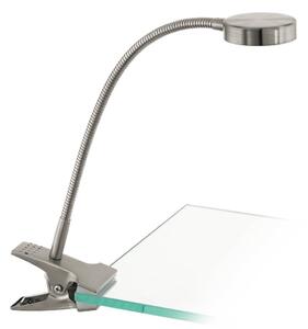 Lampă LED de masă cu clemă Eglo 54648 LED/4,5W/230V 3000K crom mat