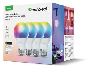 SET 4x bec LED RGBW dimabil Nanoleaf N7501B02-4A60E A19 E27/9W/230V 2700-6500K