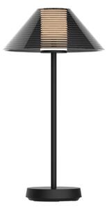 Lampă LED dimabilă de masă SERENGETI LED/3,4W/5V USB 3600 mAh IP44 negru