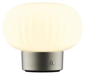 Lampă LED tactilă dimabilă de masă LATTE LED/1,8W/5V USB 2000 mAh crom/alb