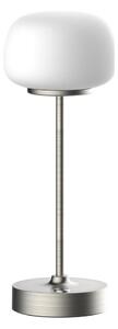 Lampă LED tactilă dimabilă de masă RIMINI LED/2W/5V USB 2000 mAh crom/alb