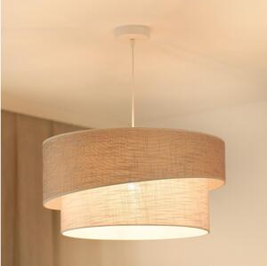 Lustră pe cablu Brilagi DOVER SHINE 1xE27/15W/230V d. 50 cm gri/crem