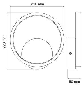 Aplică LED ROMAN LED/11,5W/230V 4000K auriu