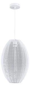 Lustră pe cablu KAREI 1xE27/20W/230V d. 30 cm alb