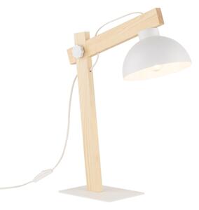 Lampă de masă OSLO 1xE27/15W/230V pin/alb