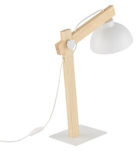 Lampă de masă OSLO 1xE27/15W/230V pin/alb