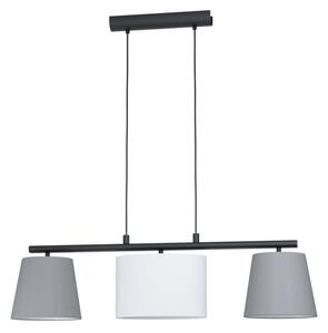 Lustră pe cablu Eglo 55207 ALMEIDA 3xE14/25W/230V gri