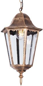 Kaja Lozana lampă suspendată exterior 1x60 W negru-auriu K-5006HCZARNY/ZŁOTY