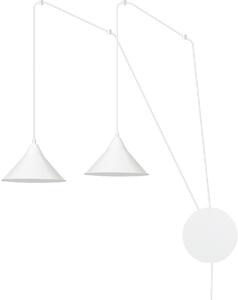 Emibig Abramo lampă suspendată 2x15 W alb 159/2