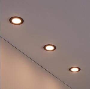 Eglo 31743 - Set 3x corpuri de iluminat LED reglabile FUEVA-Z, LED/2,8W/230V, IP44, negru