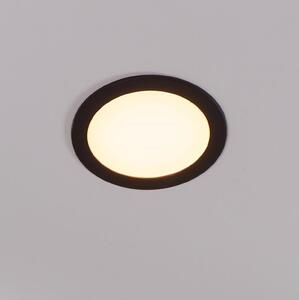 Eglo 31744 FUEVA-Z - Lampă LED dimabilă pentru baie, 10,5W/230V, IP44, negru