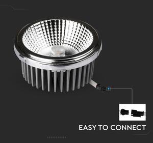 Spot LED încastrat LED/20W/230V 4000K d. 11 cm crom lucios