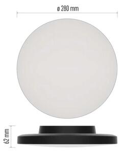 Plafonieră LED pentru baie LED/15W/230V 3000/4000/5700K IP55 negru