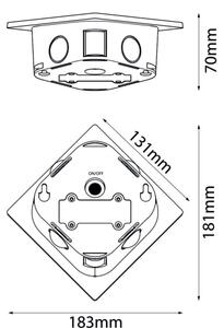 Corp de iluminat LED solar Globo 36494 LED/0,5W/3,2V IP54