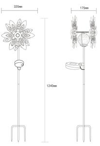 Globo 36578S - Decorațiune solară LED 0,02W 3V IP44
