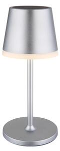 Corp de iluminat LED solar Globo 36637SM LED/0,06W/3V 3000K IP44 crom mat