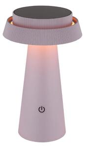 Lampă LED solară tactilă dimabilă Globo 36624P LED/4W/3,7W IP54 roz