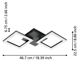 Plafonieră LED dimabilă PARANDAY-Z LED/15,5W/230V Eglo 900315