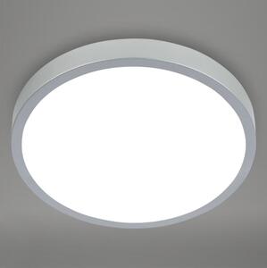 Plafonieră LED RGBW dimabilă Briloner 3709-014 LED/22W/230V argintiu + telecomandă