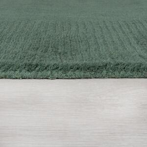 Covor din lână verde închis Flair Rugs Siena, 120 x 170 cm